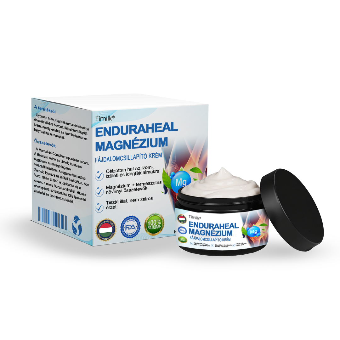 ✨✨✨Timilk® EnduraHeal magnézium fájdalomcsillapító krém (arthritis, neuropathia, reuma, sport sérülések és egyéb panaszok kezelésére)