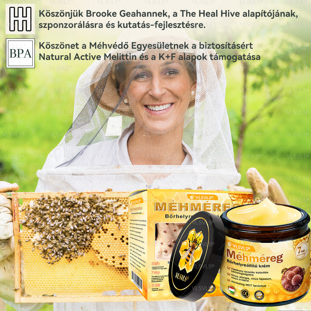 💪💪💪VLSVLS® Méhméreg Bőrhelyreállító Krém (👨⚕CE jóváhagyott)👍✅