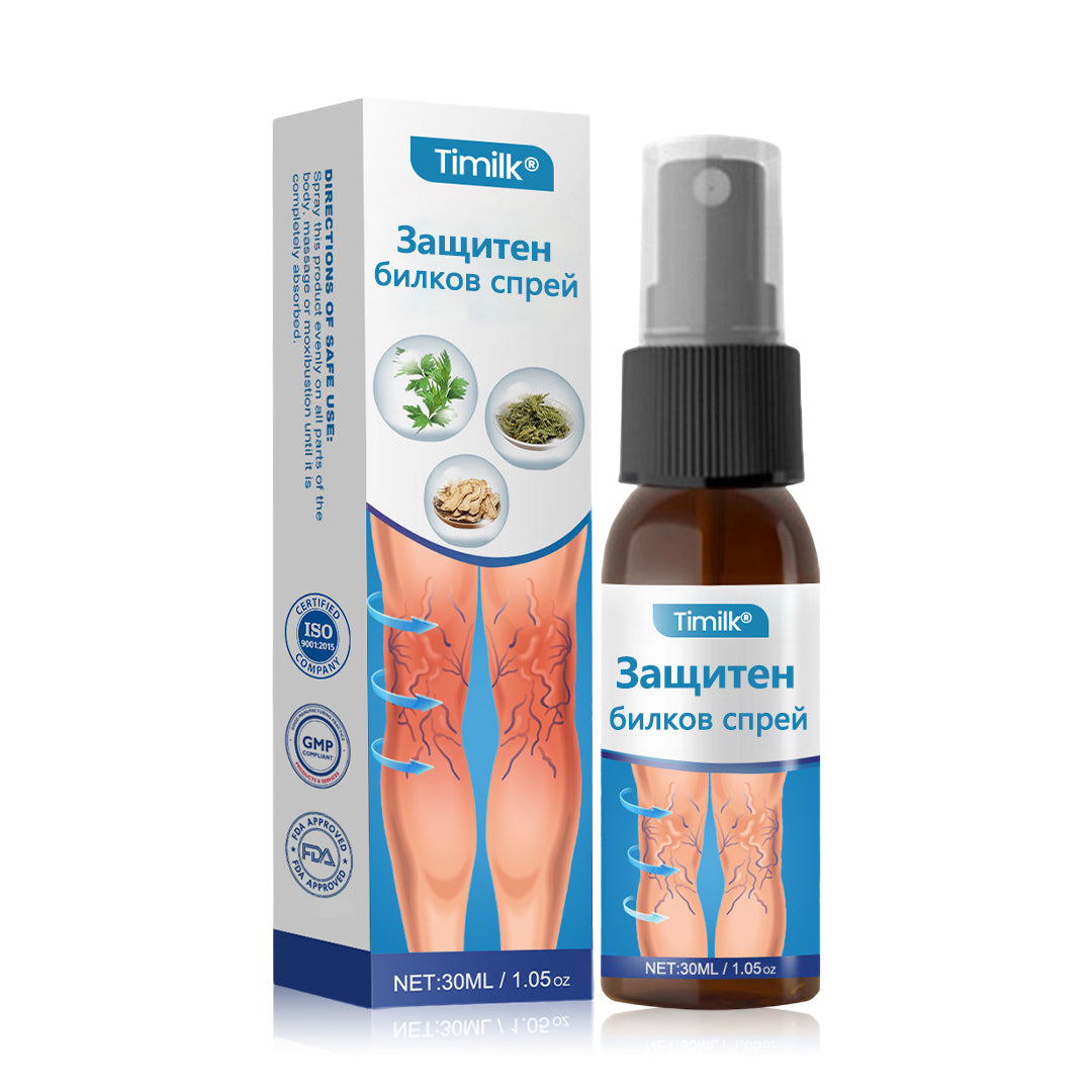 Timilk® VeinGuard Herbal Spray-🌲 Клинично доказано е, че премахва разширените вени само за 7 дни!