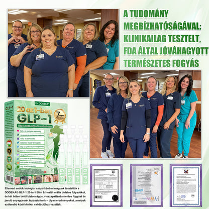 DOOEKA® GLP-1 20-az-1 Slim & Health Orális Oldat – Egyszerű napi használat, látványos eredmény 7 nap alatt, 100 milliárd aktív probiotikummal ✅ testsúlykezelés, szív-, cukorbetegség-, bél- és női egészség, feszes bőr, energia.