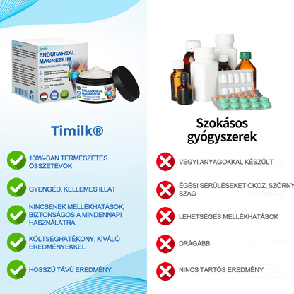 ✨✨✨Timilk® EnduraHeal magnézium fájdalomcsillapító krém (arthritis, neuropathia, reuma, sport sérülések és egyéb panaszok kezelésére)