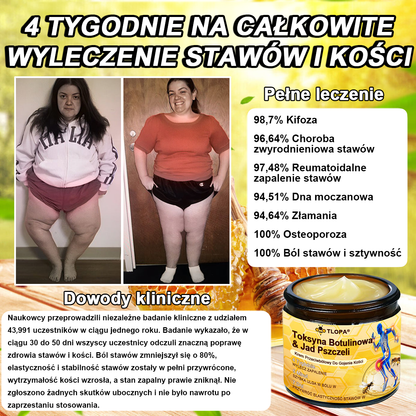TLOPA® Toksyna botulinowa i jad pszczeli Balsam Łagodzący Ból i Leczenie Kości🐝🐝🌿 (Polecane dla seniorów przez ortopedów)🔥🔥