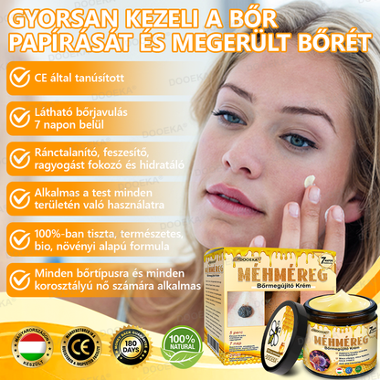 ✨OGYÉI által jóváhagyva: DOOEKA® Méhméreg Bőrmegújító Krém — 🔥Korlátozott ideig 70% kedvezmény🔥
