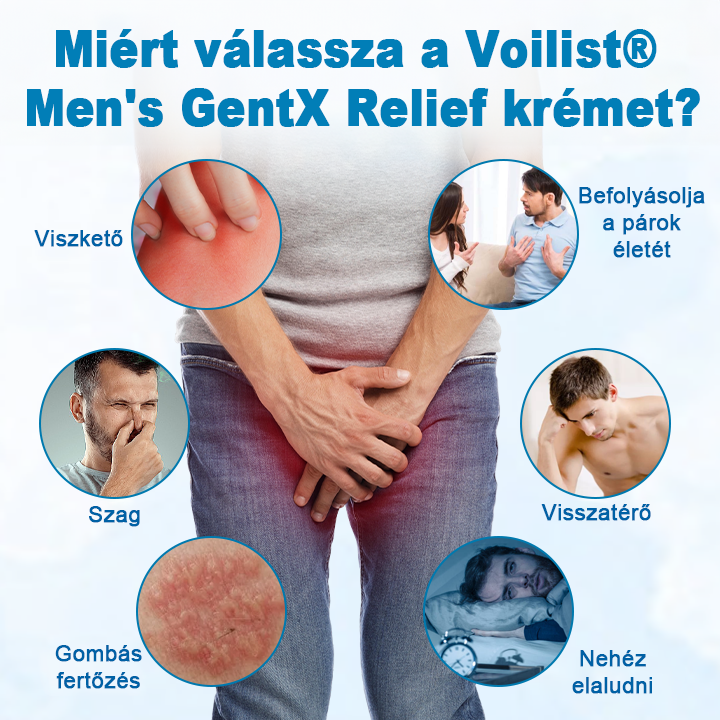 Voilaist® Férfi GentX Nyugtató Krém – Innovatív, természetes kivonatokkal 🌿 készült formula, amely segít enyhíteni az irritációt, viszketést és kellemetlen szagokat, miközben védi és hidratálja a bőrt