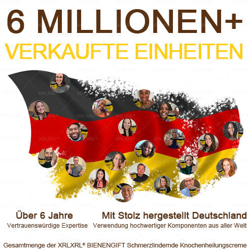 XRLXRL® Bienengift Schmerzstillende Knochenheilungscreme 👑👑👑LETZTER TAG 80 % RABATT