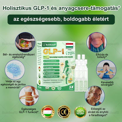 ✈️BuildLeaf® GLP-1 6 az 1-ben egészségügyi oldat szájon át szedhető folyadék ✅ Elhízás, szív- és érrendszeri egészség, cukorbetegség, alvási apnoe, bélrendszeri egészség, ízületi problémák és egyebek esetén