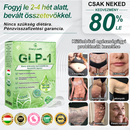 🔥│Hivatalos webáruház│🌿 CrazyLeaf® SMGT-GLP-1 Nano Mikrotűs Tapasz 👉Természetes segítség túlsúly, fáradtság, bőr- és ízületi problémák ellen.