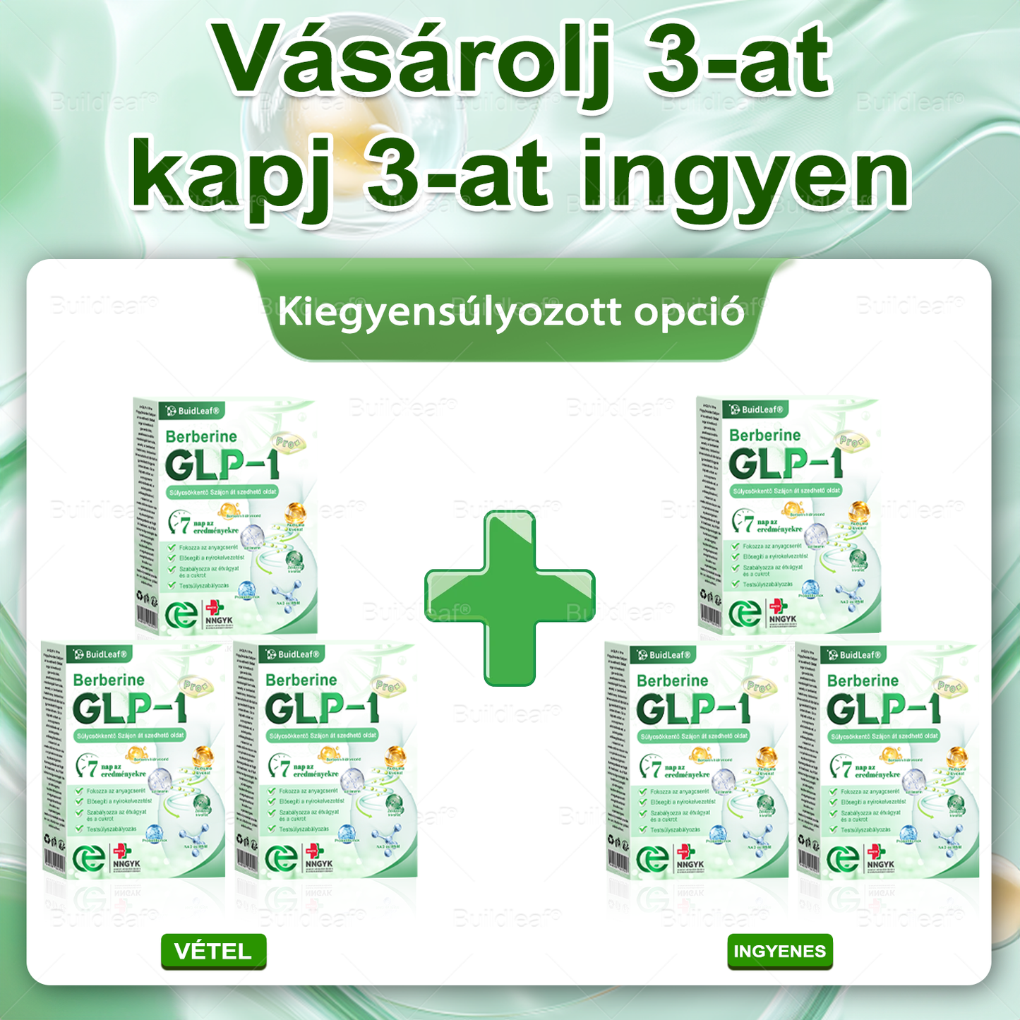 🍀 Klinikai kutatásokkal igazolt | A BuildLeaf® Berberine GLP-1 Pro Súlycsökkentő Szájon át szedhető oldat segíthet a makacs súlytöbblet, anyagcsere- és energiaproblémák kezelésében, támogatva a jobb közérzetet és vitalitást