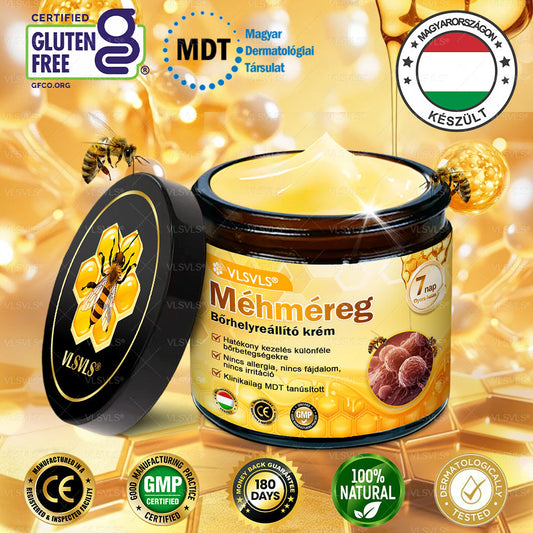 💪💪💪VLSVLS® Méhméreg Bőrhelyreállító Krém (👨‍⚕‍CE jóváhagyott)👍✅