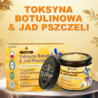 TLOPA® Toksyna botulinowa i jad pszczeli Balsam Łagodzący Ból i Leczenie Kości🐝🐝🌿 (Polecane dla seniorów przez ortopedów)🔥🔥