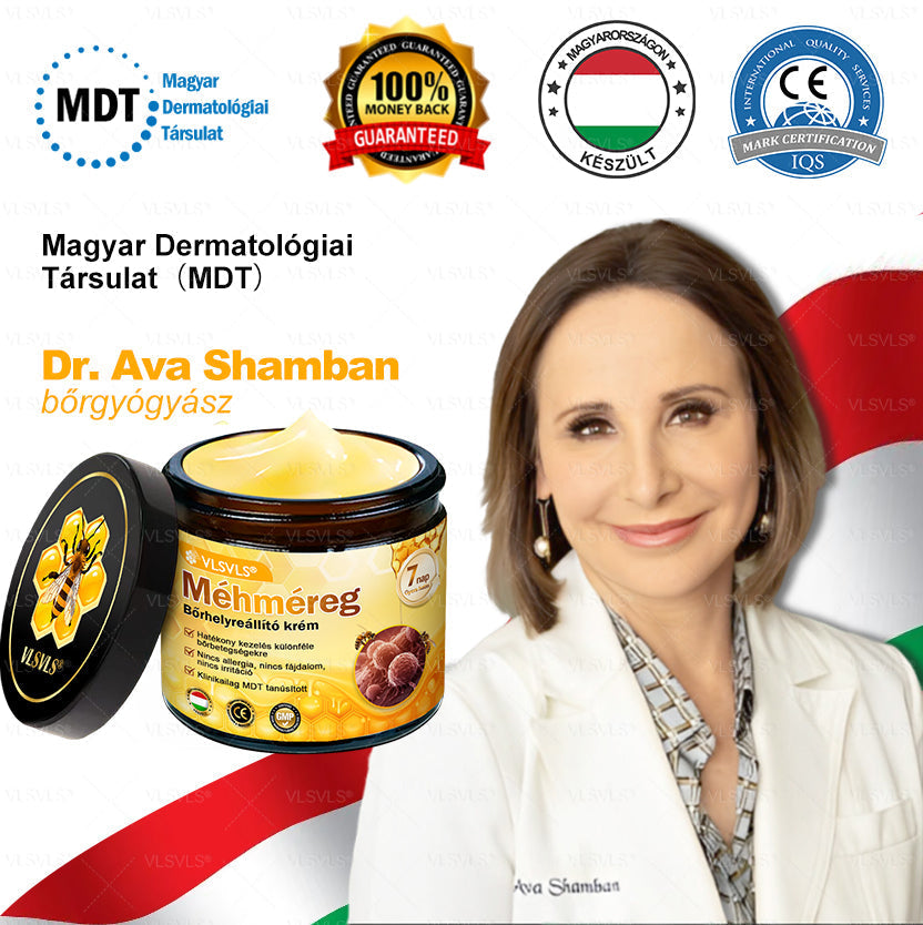 💪💪💪VLSVLS® Méhméreg Bőrhelyreállító Krém (👨‍⚕‍CE jóváhagyott)👍✅