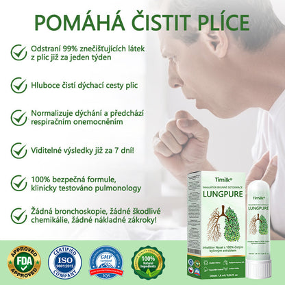 🍃【Oficiální značkový obchod】Timilk® Lung Čistý bylinný detoxikační inhalátor