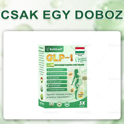 ✈️BuildLeaf® GLP-1 6 az 1-ben egészségügyi oldat szájon át szedhető folyadék ✅ Elhízás, szív- és érrendszeri egészség, cukorbetegség, alvási apnoe, bélrendszeri egészség, ízületi problémák és egyebek esetén