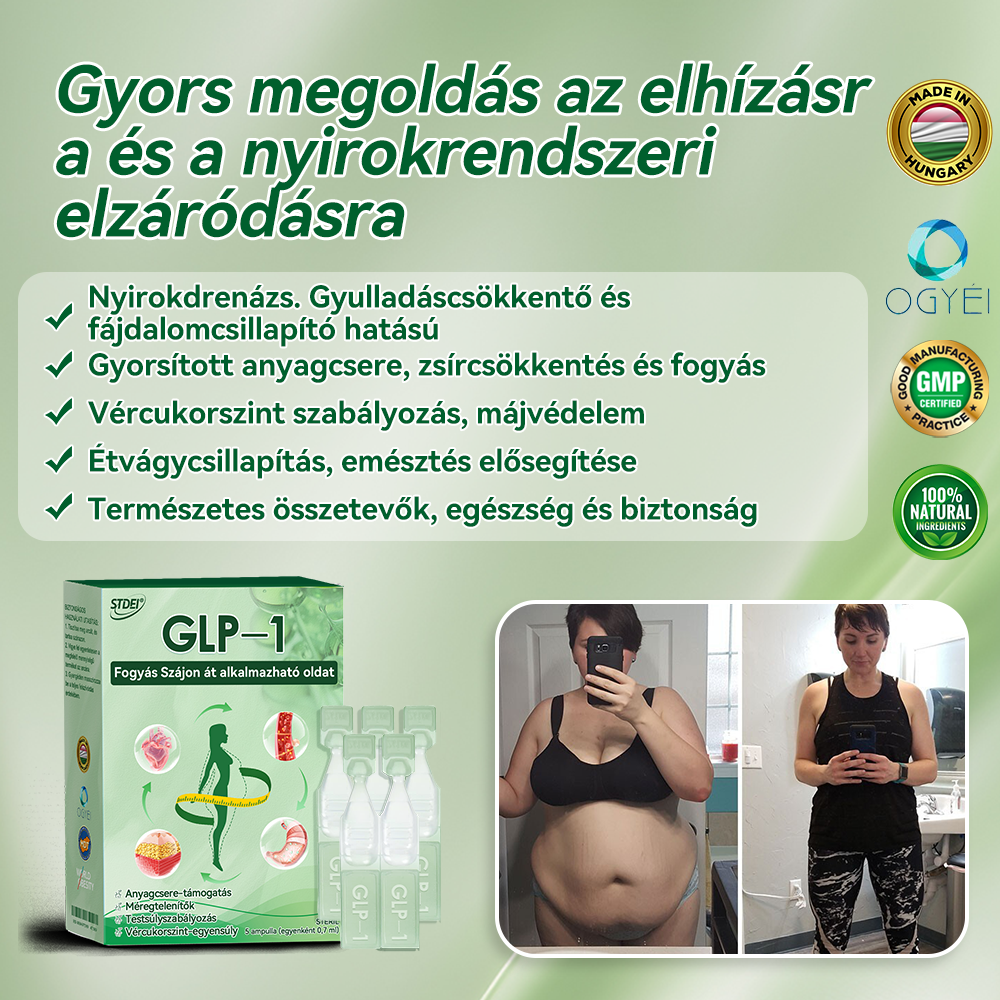 Semmelweis Egyetemi Kórház Ajánlásai |hivatalos áruház |💗💗 𝐒𝐓𝐃𝐄𝐈® 𝐆𝐋𝐏-𝟏 𝐅𝐨𝐠𝐲á𝐬 𝐒𝐳á𝐣𝐨𝐧 á𝐭 𝐚𝐥𝐤𝐚𝐥𝐦𝐚𝐳𝐡𝐚𝐭ó 𝐨𝐥𝐝𝐚𝐭 - 👨‍⚕️ Elhízás, szív- és érrendszeri betegségek, cukorbetegség, alvási apnoe, ízületi problémák és egyebek