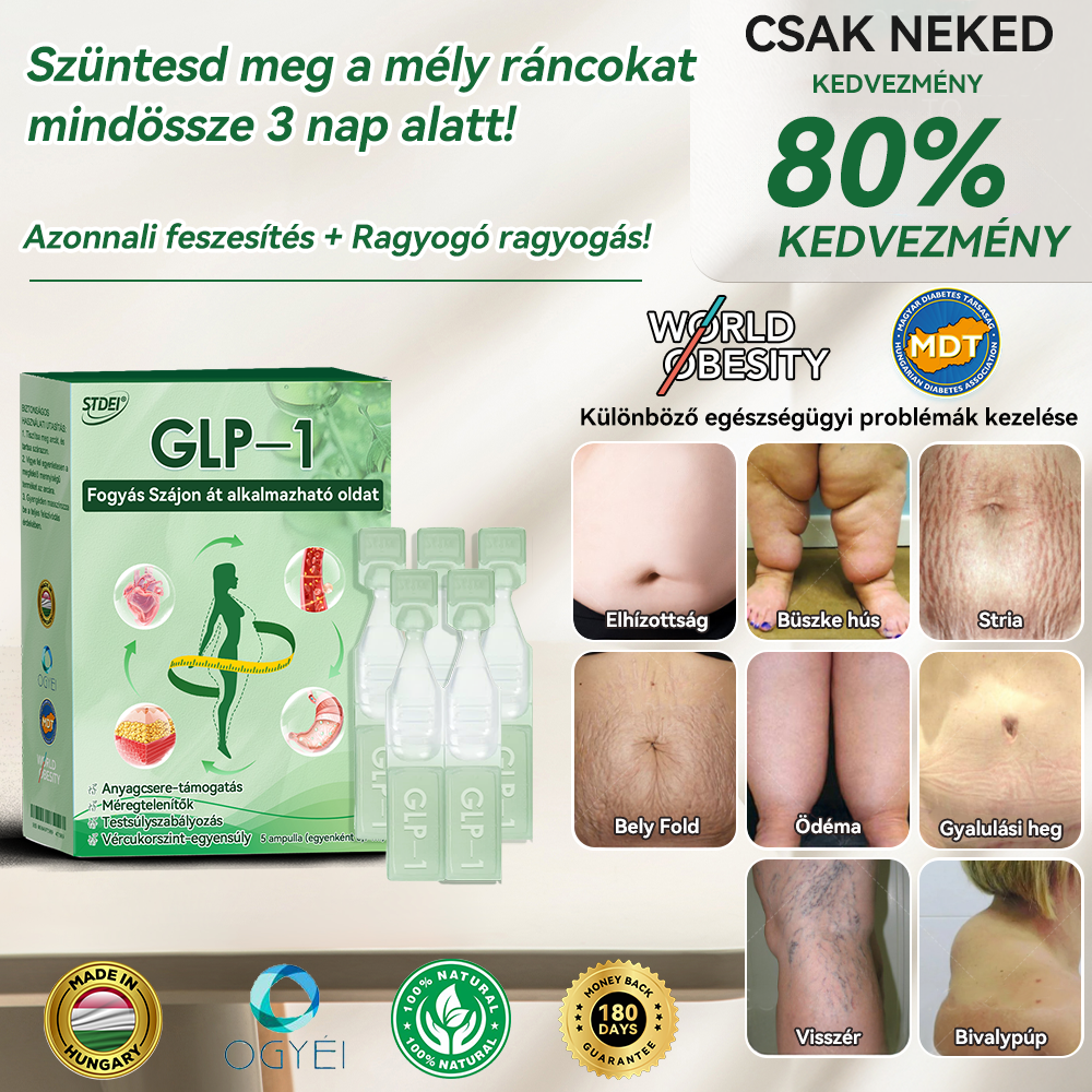 Semmelweis Egyetemi Kórház Ajánlásai |hivatalos áruház |💗💗 𝐒𝐓𝐃𝐄𝐈® 𝐆𝐋𝐏-𝟏 𝐅𝐨𝐠𝐲á𝐬 𝐒𝐳á𝐣𝐨𝐧 á𝐭 𝐚𝐥𝐤𝐚𝐥𝐦𝐚𝐳𝐡𝐚𝐭ó 𝐨𝐥𝐝𝐚𝐭 - 👨‍⚕️ Elhízás, szív- és érrendszeri betegségek, cukorbetegség, alvási apnoe, ízületi problémák és egyebek