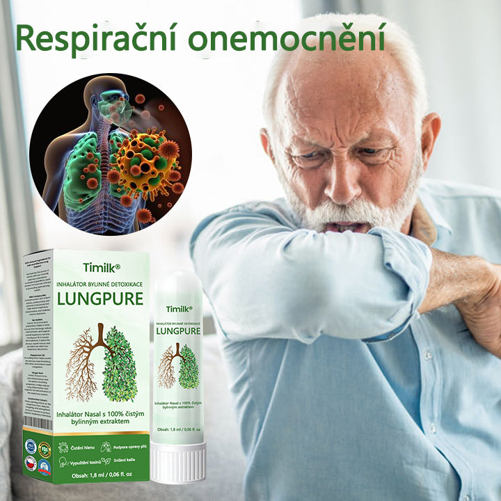 🍃【Oficiální značkový obchod】Timilk® Lung Čistý bylinný detoxikační inhalátor