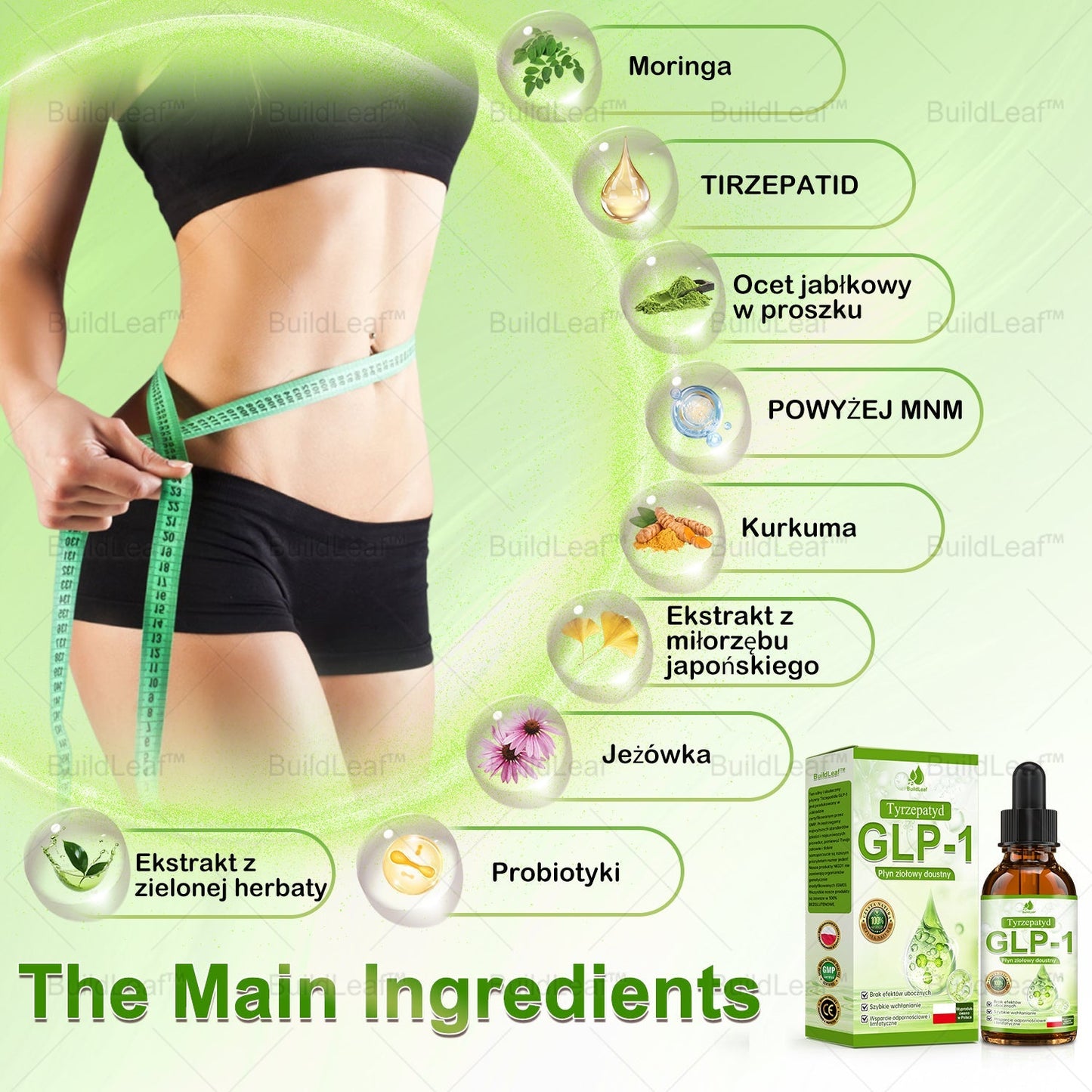 💕Wyprodukowano i wysłano z Polski💕 BuildLeaf® Tyrzepatyd GLP-1 Krople odchudzające i wspomagające zdrowie🔥🔥 OSTATNI DZIEŃ – SKORZYSTAJ Z 80% ZNIŻKI!