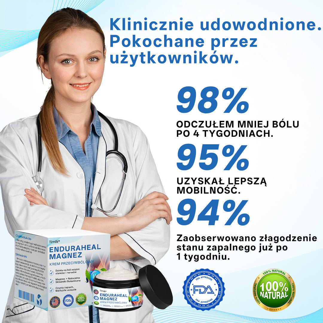 ✨ Timilk® – 🌿 Krem Magnezowy na Uśmierzanie Bólu 💪 (Artretyzm, Neuropatia, Reumatyzm, Urazy Sportowe i Więcej) ✨