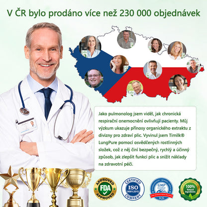 🍃【Oficiální značkový obchod】Timilk® Lung Čistý bylinný detoxikační inhalátor