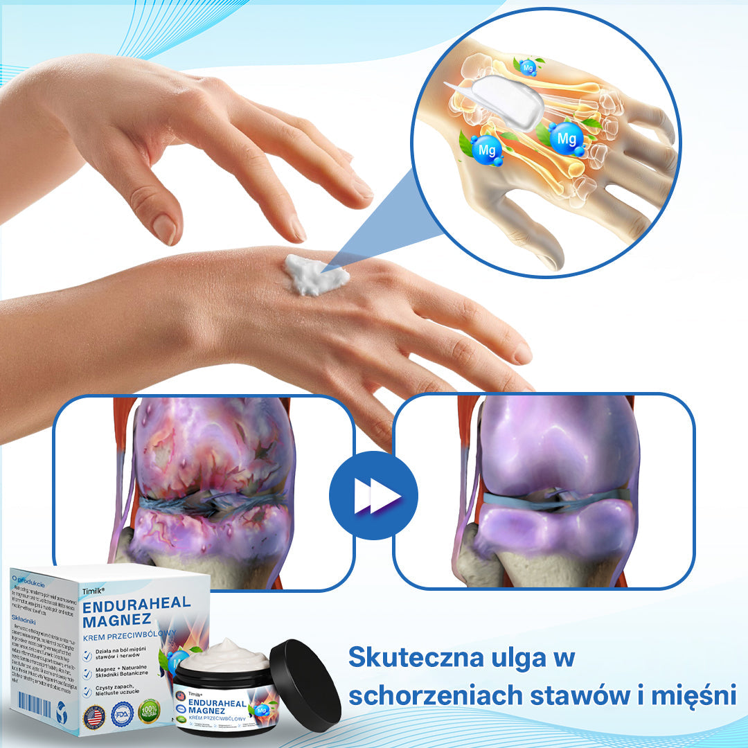 ✨ Timilk® – 🌿 Krem Magnezowy na Uśmierzanie Bólu 💪 (Artretyzm, Neuropatia, Reumatyzm, Urazy Sportowe i Więcej) ✨